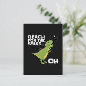 T-Rex Reach voor de Stars Funny Short Arms Briefkaart (Staand voorkant)