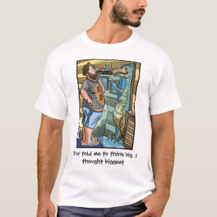 T-Rex reflectie: denk groter dan groot T-shirt