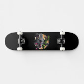 T Rex Riding Monster Truck Persoonlijk Skateboard (Horizontaal)