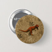 T Rex Ronde Button 5,7 Cm (Voorkant /achterkant)