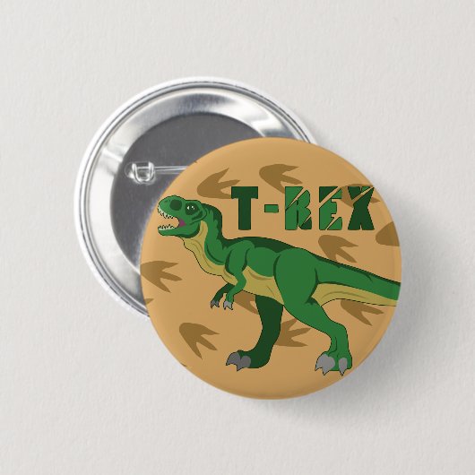 T-Rex Ronde Button 5,7 Cm (Voorkant /achterkant)