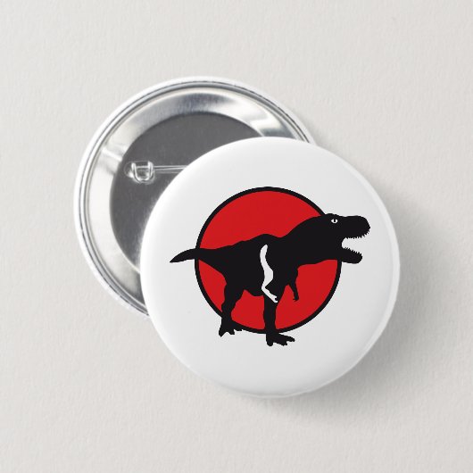 T-rex Ronde Button 5,7 Cm (Voorkant /achterkant)
