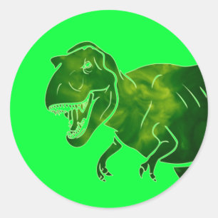T-Rex Ronde Sticker