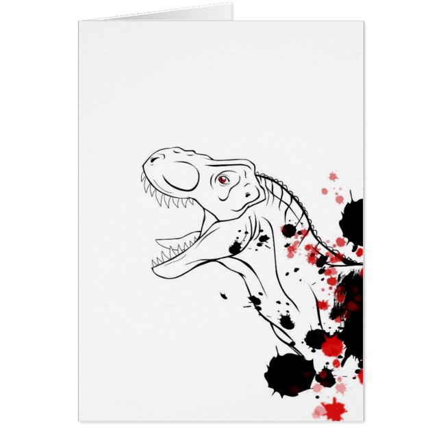 T-Rex (rood en zwart) (Voorkant)