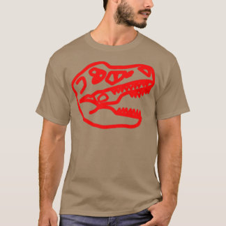 T rex rood t-shirt