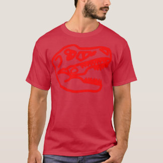 T rex rood t-shirt