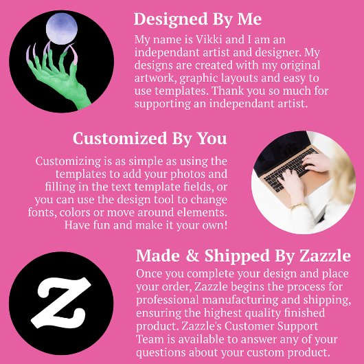 T-Rex Roze Dino 5x7 Landschap Bewerkbare Teken Kaa Kaart