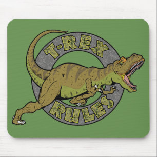 T-Rex Rules Mousepad Muismat