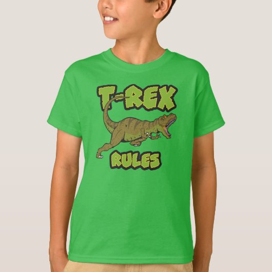 T-Rex Rules T-Shirt (Voorkant)