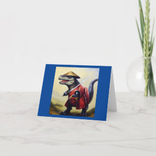 T Rex Samurai Kaart