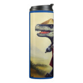 T Rex Samurai Thermosbeker (Gedraaid links)