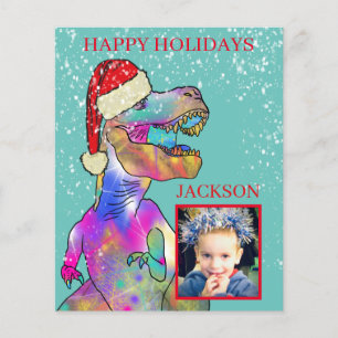 T Rex Santa Dinosaur Foto Kinder budget