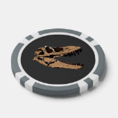 T-Rex schedel Pokerchips (Enkel)