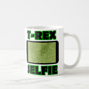 T-Rex Selfie Korte Armen Grappige Dinosaurus Mok