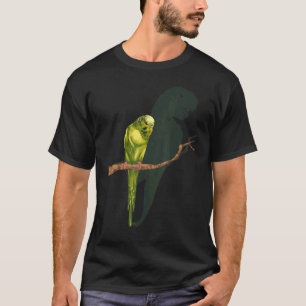 T Rex Shadow Blue Budgie Memes Paraket Bird T-shirt