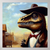 T Rex Sheriff Poster (Voorkant)