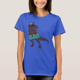 T-Rex-Shirt voor schijfkleuren T-shirt