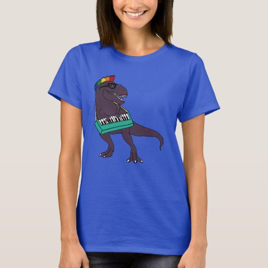 T-Rex-Shirt voor schijfkleuren T-shirt (Voorkant)