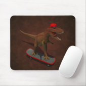 T Rex Skateboarding Muismat (Met muis)