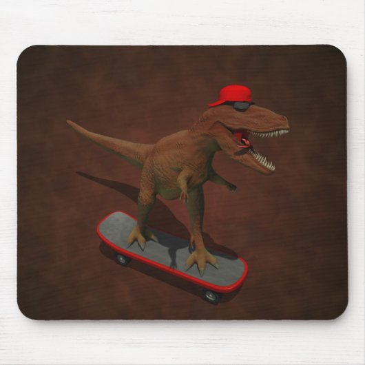 T Rex Skateboarding Muismat (Voorkant)