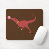 T-rex-skater Muismat (Met muis)