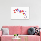 T Rex skelet Canvas Afdruk (Insitu (Woonkamer))