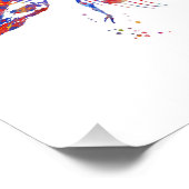 T Rex skelet Foto Afdruk (Hoek)