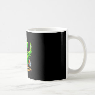 T-rex Skelet Speler Dinosaurus  Koffiemok