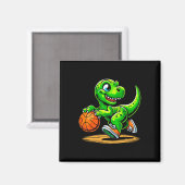 T-rex Skelet Speler Dinosaurus  Magneet (Voorkant / Achterkant)