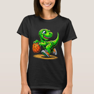 T-rex Skelet Speler Dinosaurus  T-shirt