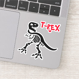 T-REX Skelet Sticker