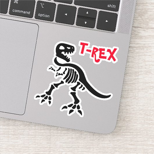 T-REX Skelet Sticker (Detail)