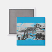 T-Rex Skeletpotlood Magneet (Voorkant / Achterkant)