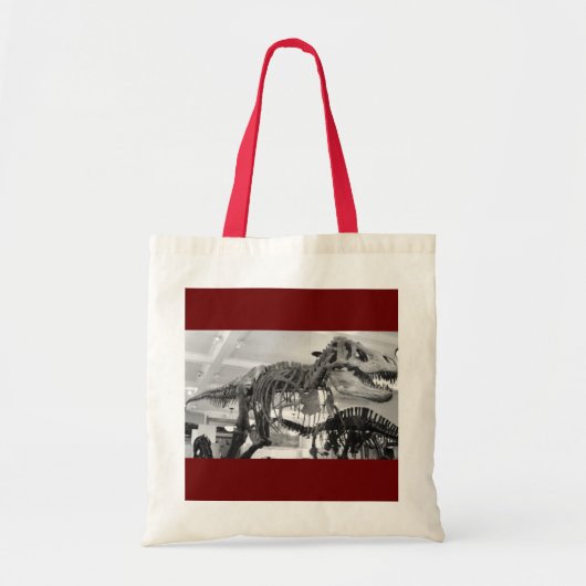 T-Rex Skeletpotlood Tote Bag (Voorkant)