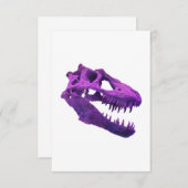 T-Rex Skull Dino Bones Fossil Dinosaur Tyrannosaur Bedankkaart (Voorkant / Achterkant)