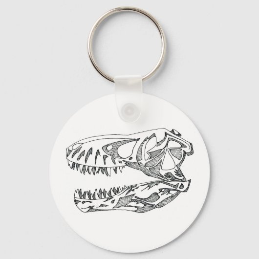 T-Rex Sleutelhanger schedel (Voorkant)