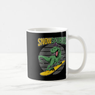 T-rex Sneeuwsboarden Dinosaur Sneeuwbord  Koffiemok