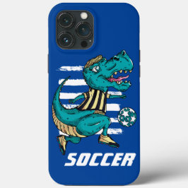 T-Rex Soccer Player-poorten Case-Mate iPhone Case