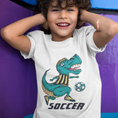 T-Rex Soccer Player-poorten T-shirt
