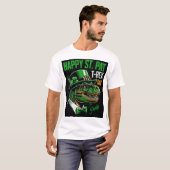 T-rex St Patrick's dag T-shirt (Voorkant volledig)