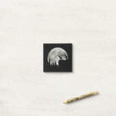 T Rex staande op berg maanlicht Halloween Post-it® Notes (Op bureau)