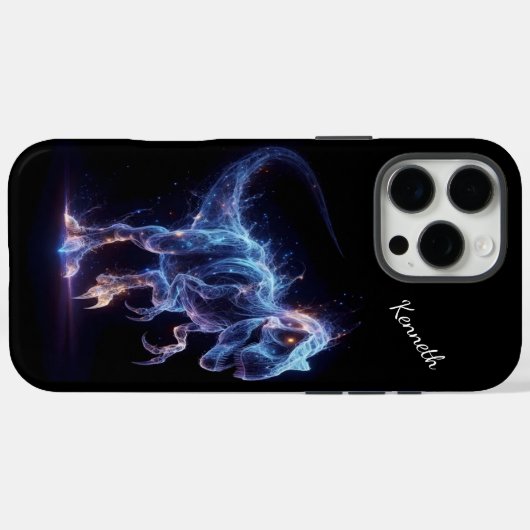 T-Rex Stardust Case-Mate iPhone Case (Achterkant (horizontaal))