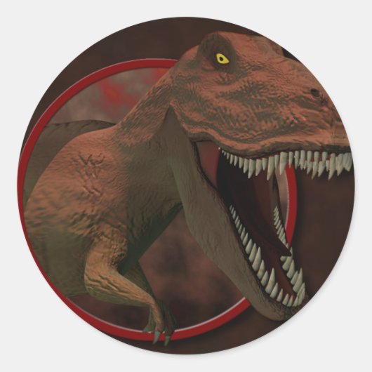 T Rex Sticker (Voorkant)