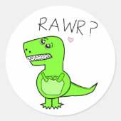 T-Rex Sticker (Voorkant)