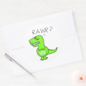 T-Rex Sticker (Envelop)
