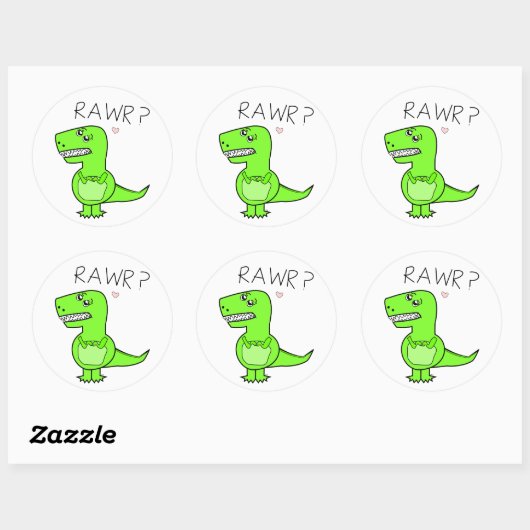 T-Rex Sticker (Vel)