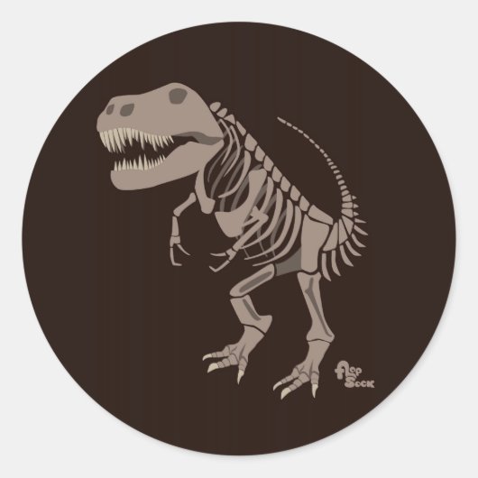 T Rex Sticker (Voorkant)