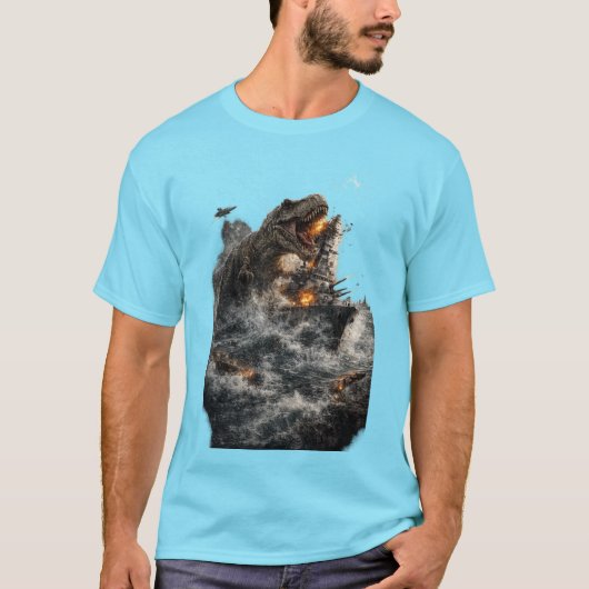 T-Rex Storm Belegering. T-shirt (Voorkant)