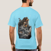 T-Rex Storm Belegering. T-shirt (Achterkant)