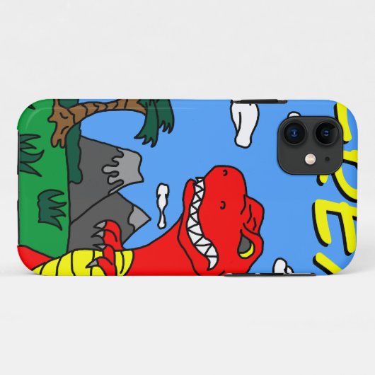 T-Rex Stuff!! Case-Mate iPhone Case (Achterkant (horizontaal))